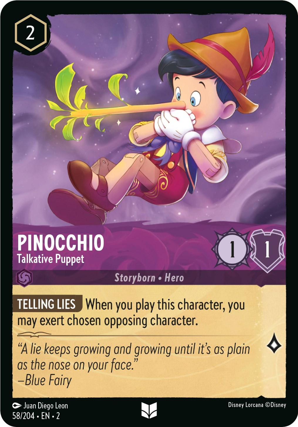 Pinocchio - Talkative Puppet 58/204 (Rise of the Floodborn)