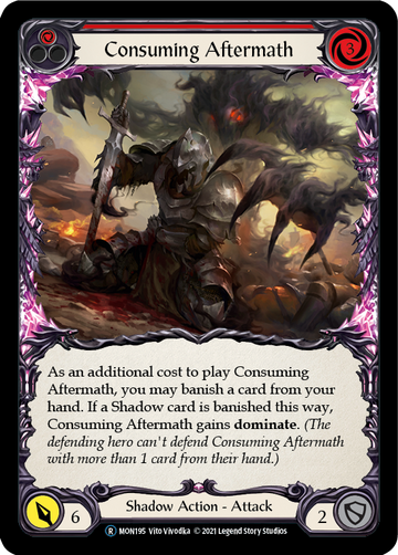Consuming Aftermath (Red) [U-MON195] Unlimited Normal - Duel Kingdom