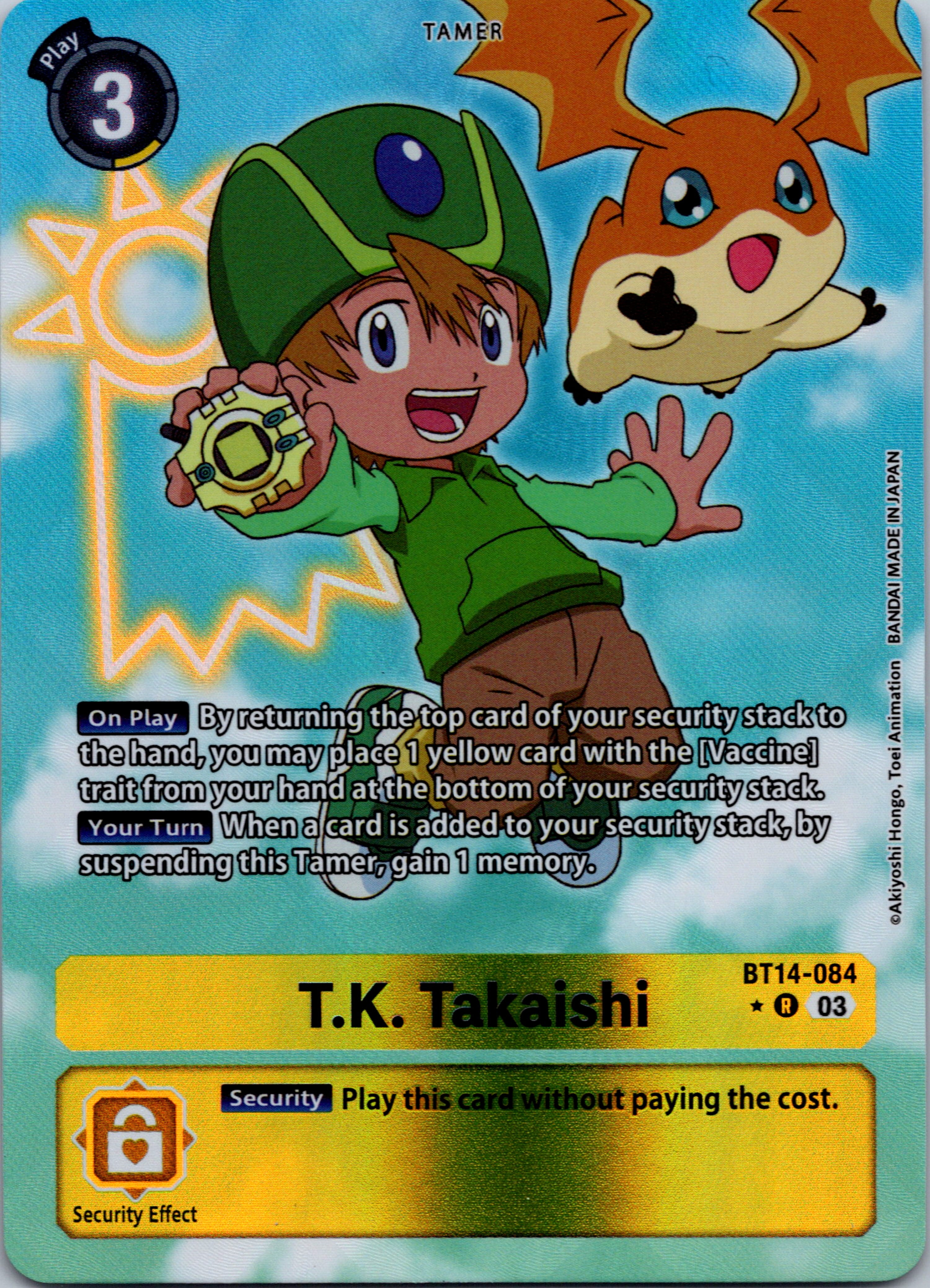 T.K. Takaishi (Alternate Art) [BT14-084] [Blast Ace] Foil