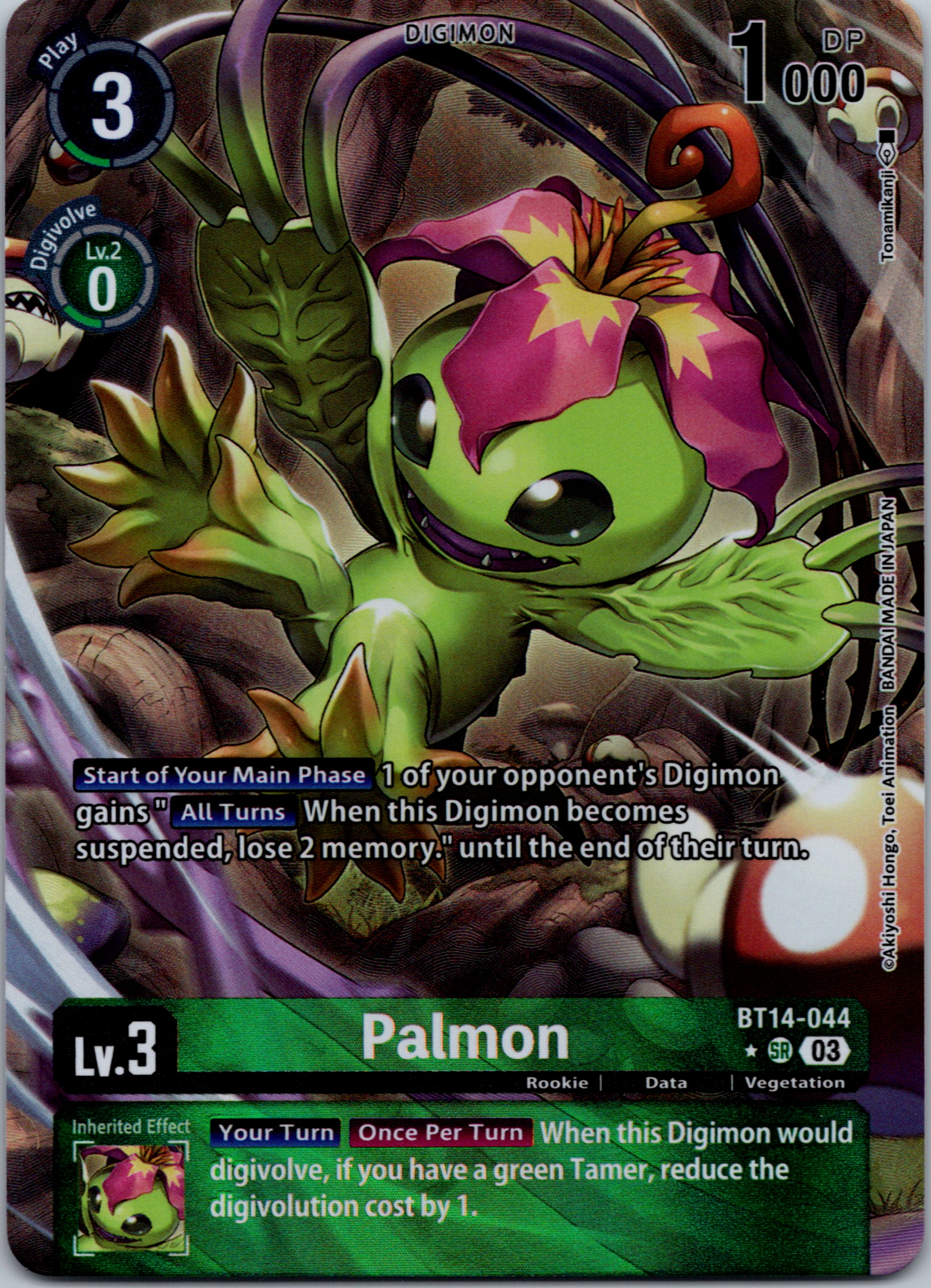 Palmon (Alternate Art) [BT14-044] [Blast Ace] Foil