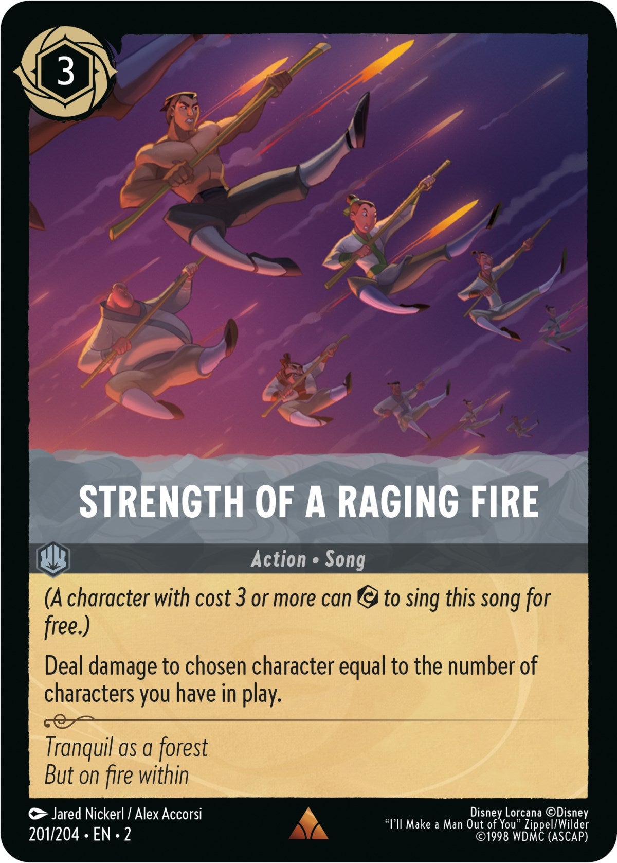 Strength of a Raging Fire 201/204 (Rise of the Floodborn)