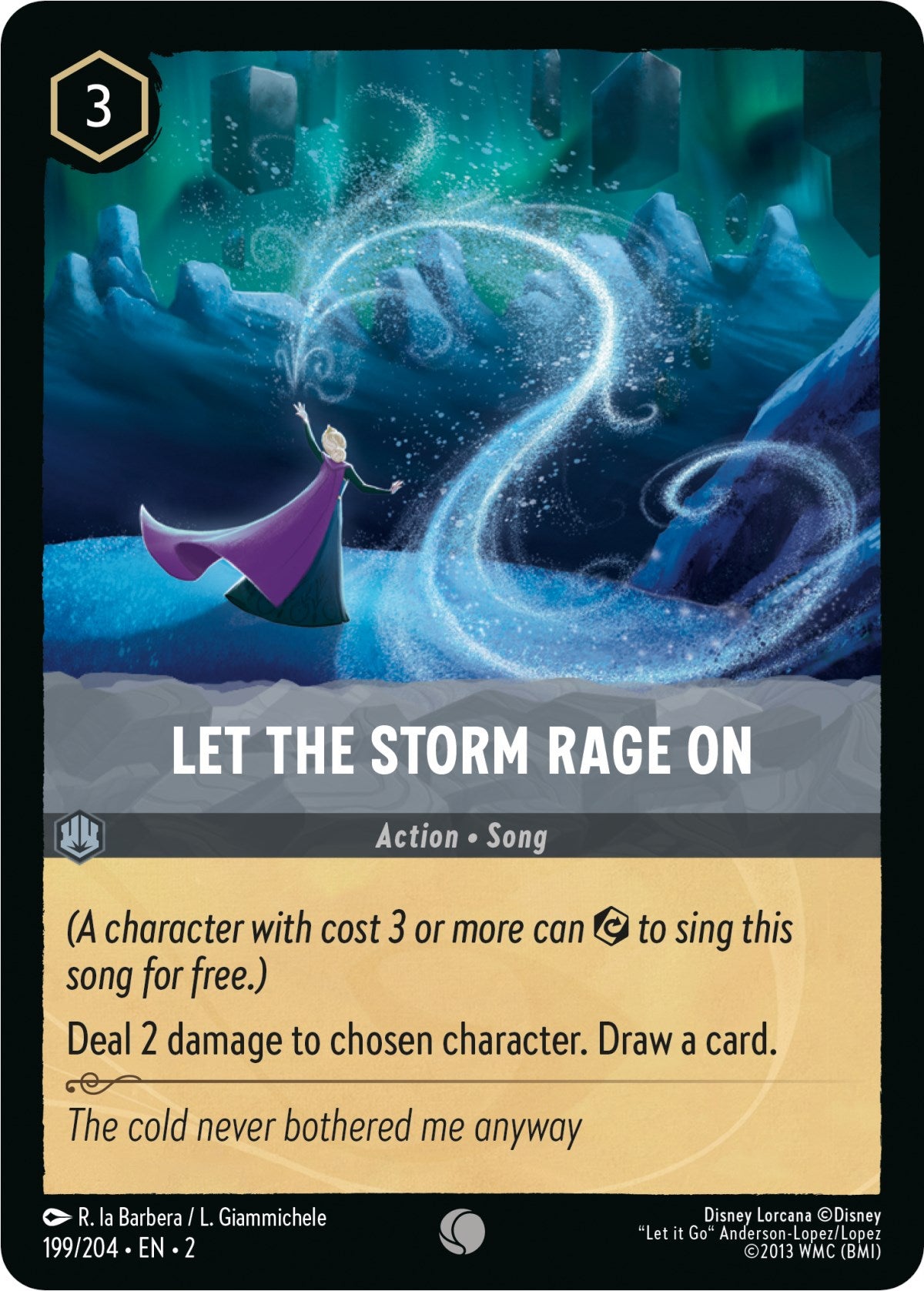 Let the Storm Rage On 199/204 (Rise of the Floodborn) Cold Foil