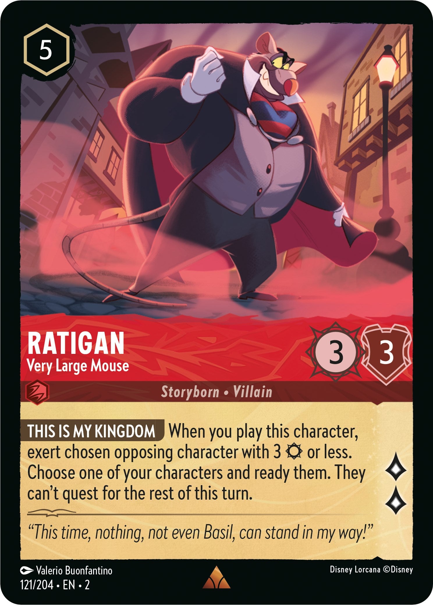 Ratigan - Very Large Mouse 121/204 (Rise of the Floodborn)