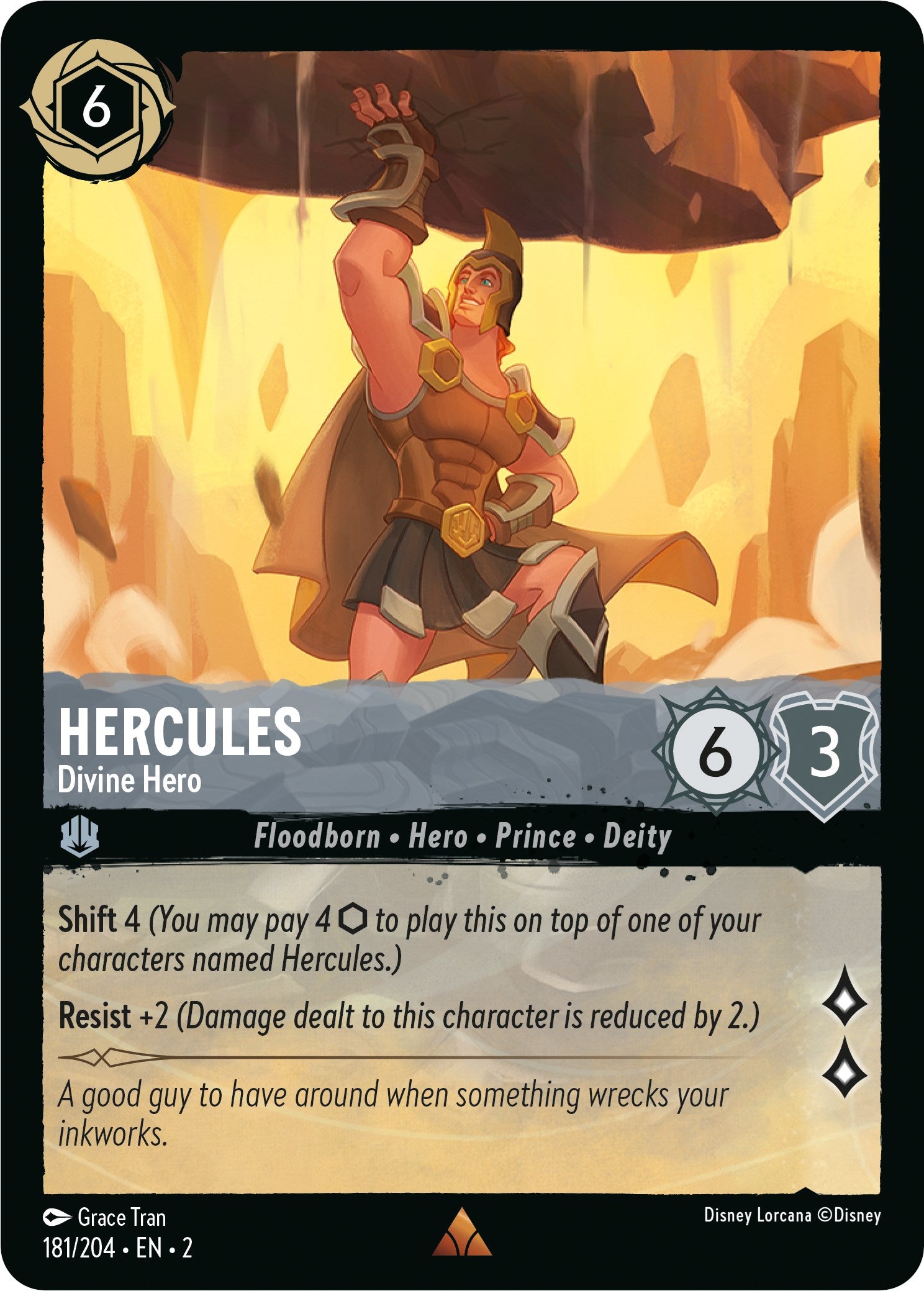 Hercules - Divine Hero 181/204 (Rise of the Floodborn)