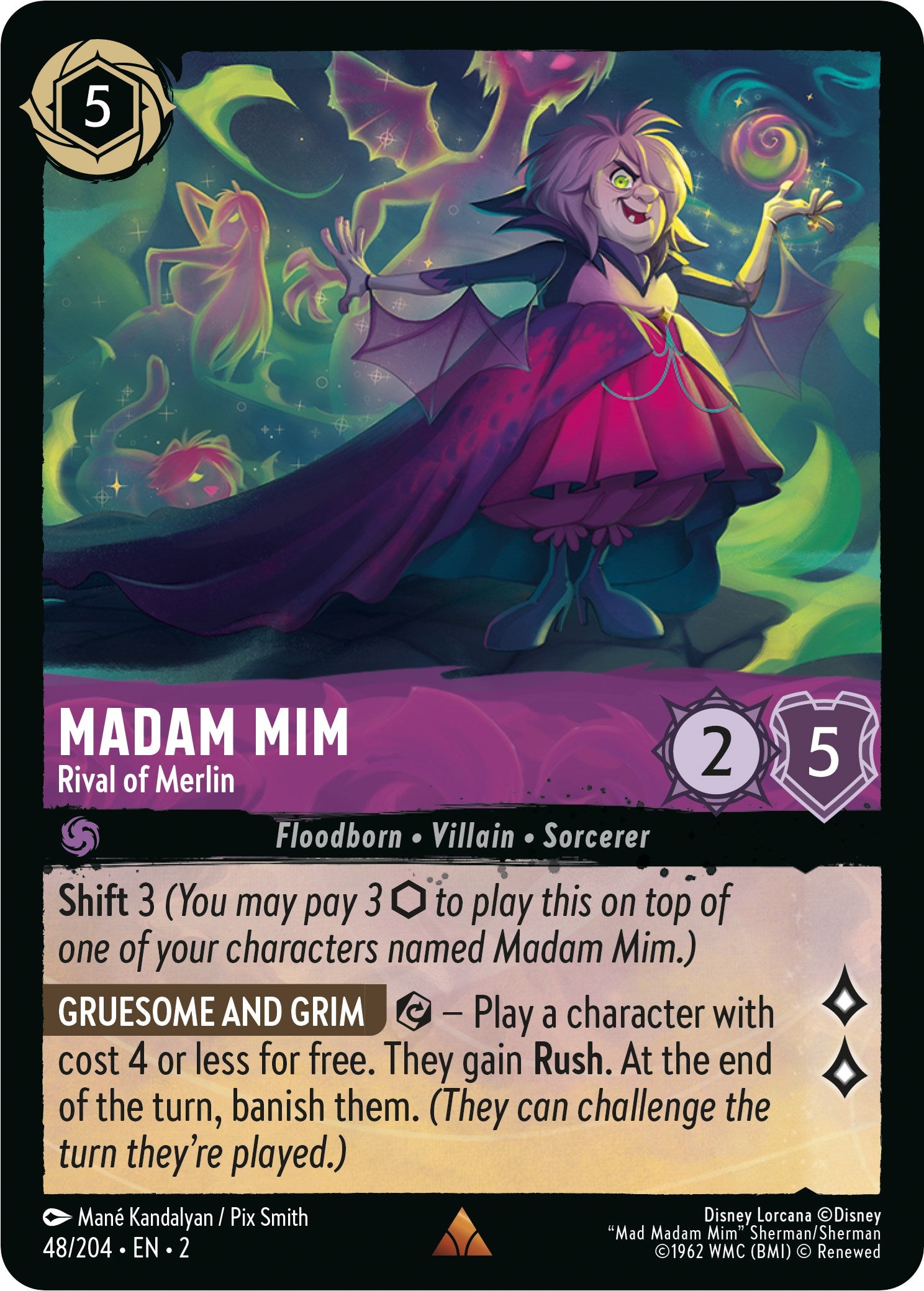 Madam Mim - Rival of Merlin 48/204 (Rise of the Floodborn)