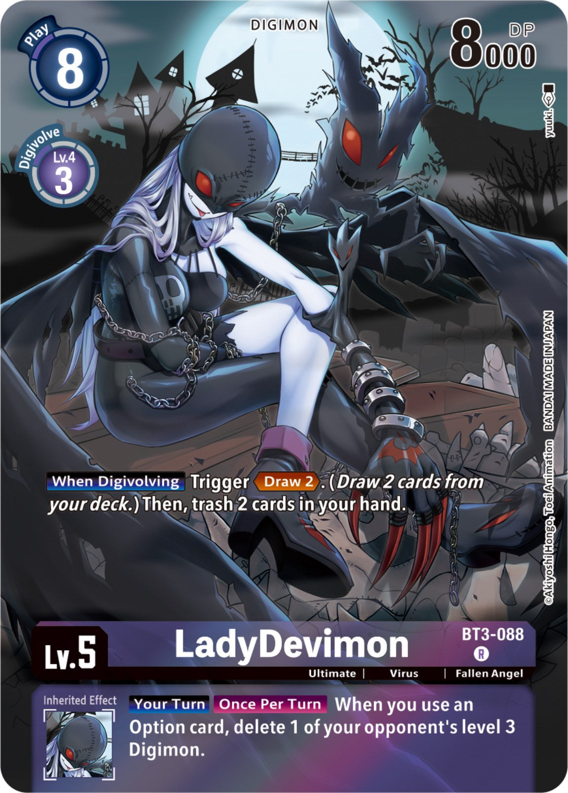 LadyDevimon - BT3-088 (Gift Box 2023) [BT3-088] [Release Special Booster] Foil