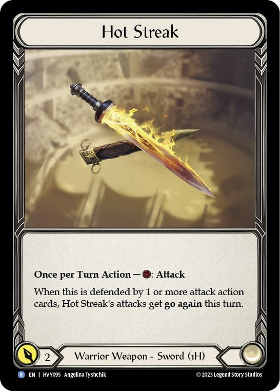 Hot Streak [HVY095] (Heavy Hitters) Cold Foil