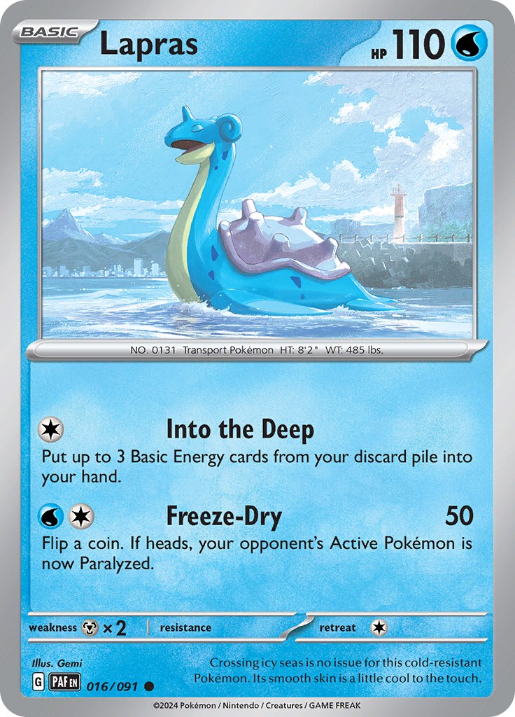 Lapras [16/091] - (Paldean Fates)