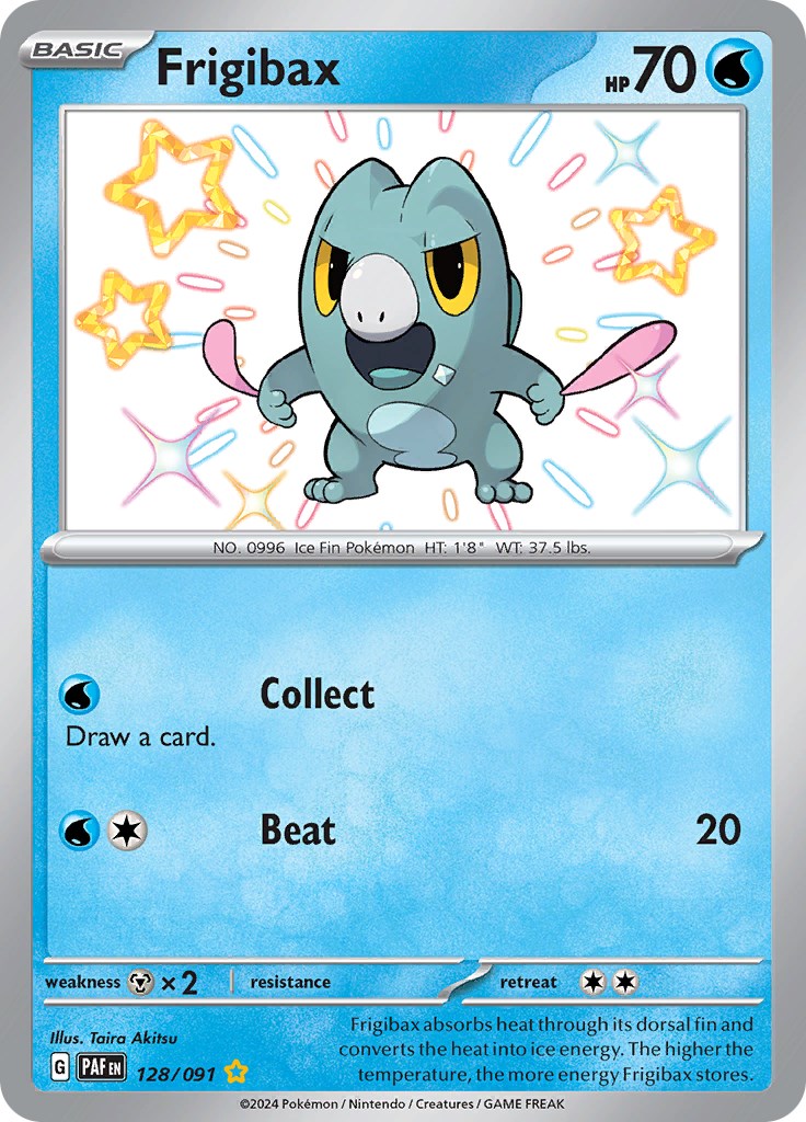 Frigibax [129/091] - (SV Paldean Fates) Holofoil