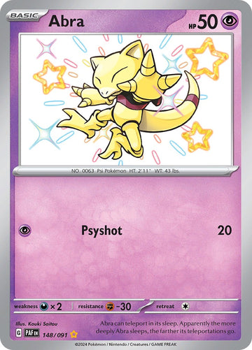 Abra [148/091] - (Paldean Fates) Holofoil