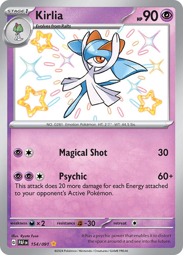 Kirlia [154/091] - (Paldean Fates) Holofoil
