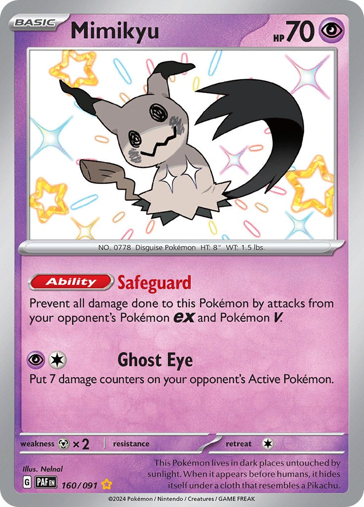 Mimikyu [160/091] - (Paldean Fates) Holofoil