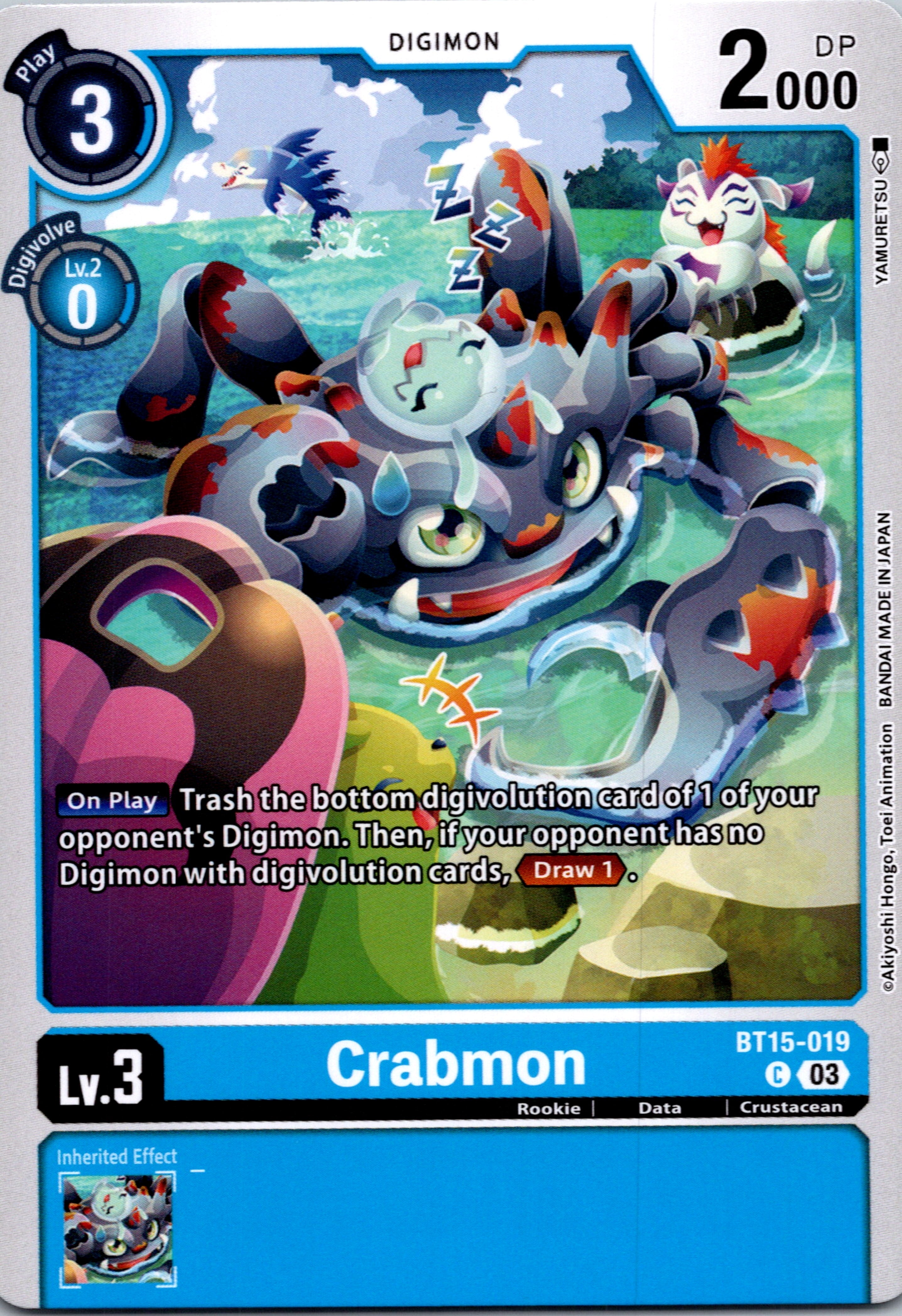 Crabmon [BT15-019] [Exceed Apocalypse] Normal