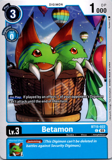 Betamon [BT15-022] [Exceed Apocalypse] Normal