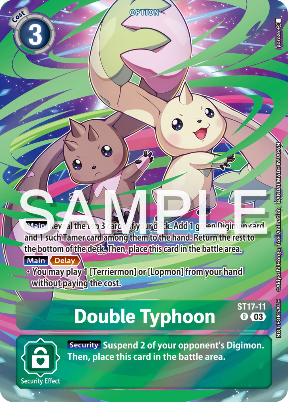 Double Typhoon (Spring Break Event 2024) [ST17-11] [Starter Deck 17: Double Typhoon Advanced Deck Set] Foil