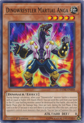 Dinowrestler Martial Anga [DANE-EN008] Common - Duel Kingdom