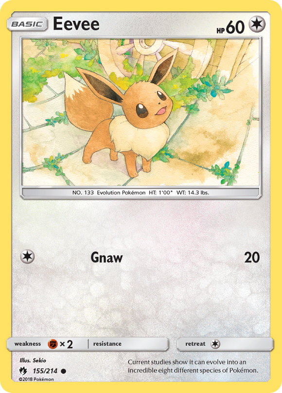 Eevee (155/214) [Sun & Moon: Lost Thunder] - Duel Kingdom