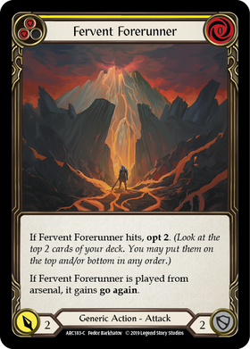 Fervent Forerunner (Yellow) [ARC183-C] 1st Edition Normal - Duel Kingdom