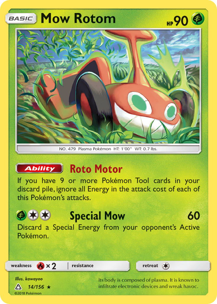 Mow Rotom (14/156) [Sun & Moon: Ultra Prism] - Duel Kingdom