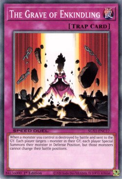 The Grave of Enkindling [SGX1-ENC17] Common - Duel Kingdom