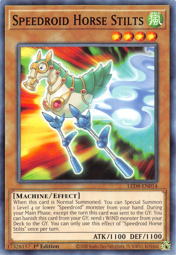 Speedroid Horse Stilts [LED8-EN014] Common - Duel Kingdom