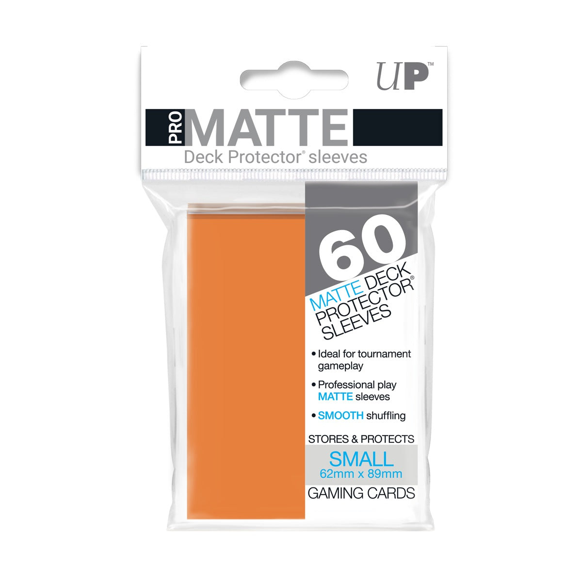 60ct Pro-Matte Orange Small Deck Protectors - Duel Kingdom