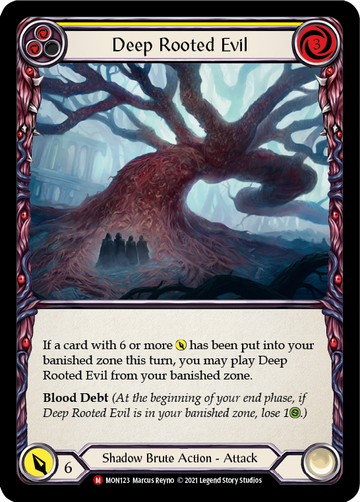 Deep Rooted Evil [MON123] 1st Edition Normal - Duel Kingdom