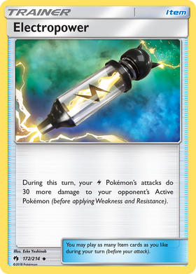 Electropower (172/214) [Sun & Moon: Lost Thunder] - Duel Kingdom