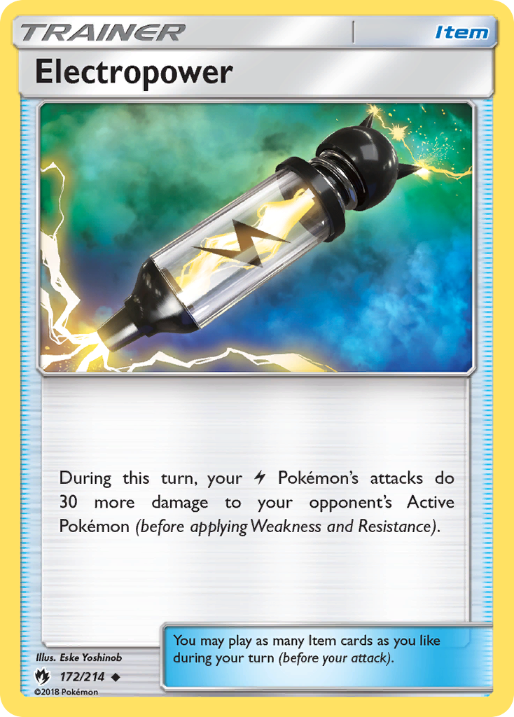 Electropower (172/214) [Sun & Moon: Lost Thunder] - Duel Kingdom