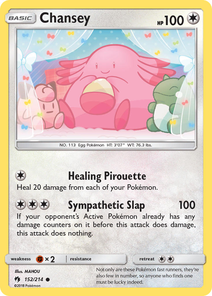 Chansey (152/214) [Sun & Moon: Lost Thunder] - Duel Kingdom