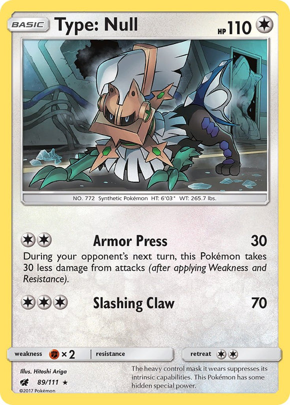 Type: Null (089/111) (Theme Deck Exclusive) [Sun & Moon: Crimson Invasion]