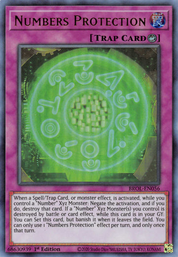 Numbers Protection [BROL-EN056] Ultra Rare - Duel Kingdom