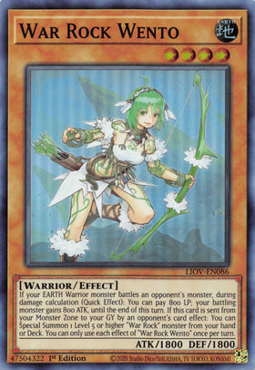 War Rock Wento [LIOV-EN086] Super Rare - Duel Kingdom