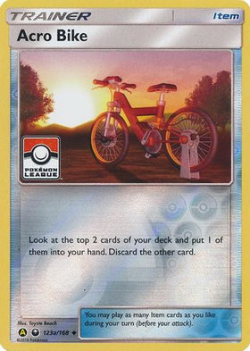 Acro Bike (123a/168) (League Promo) [Sun & Moon: Celestial Storm] - Duel Kingdom