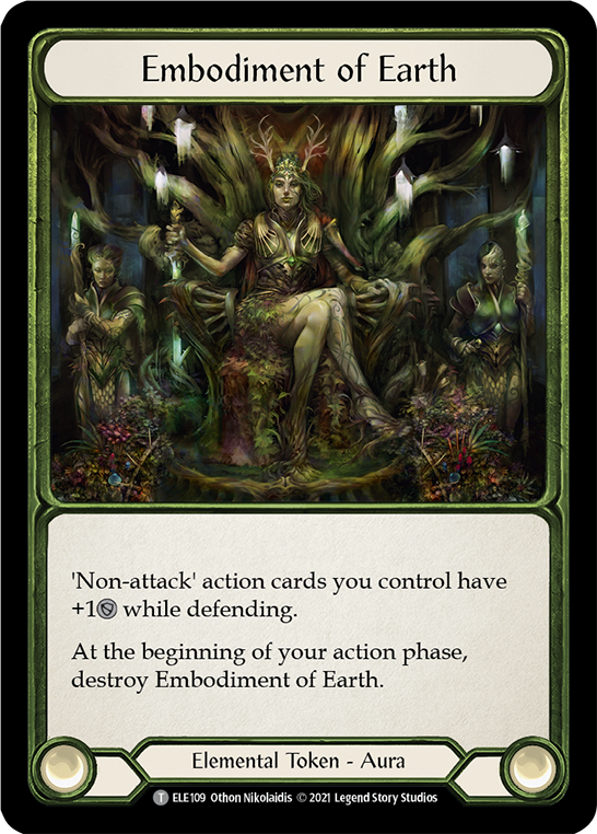 Embodiment of Earth // Embodiment of Lightning [U-ELE109] Unlimited Normal - Duel Kingdom