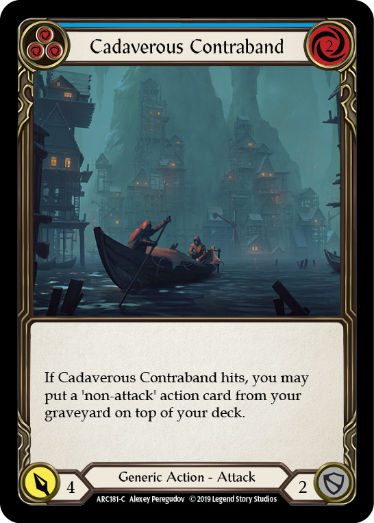 Cadaverous Contraband (Blue) [ARC181-C] 1st Edition Normal - Duel Kingdom