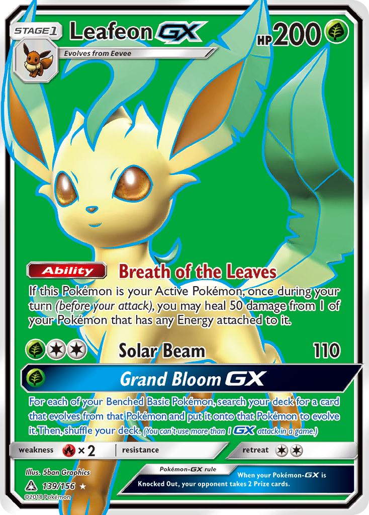 Leafeon GX (139/156) [Sun & Moon: Ultra Prism] - Duel Kingdom