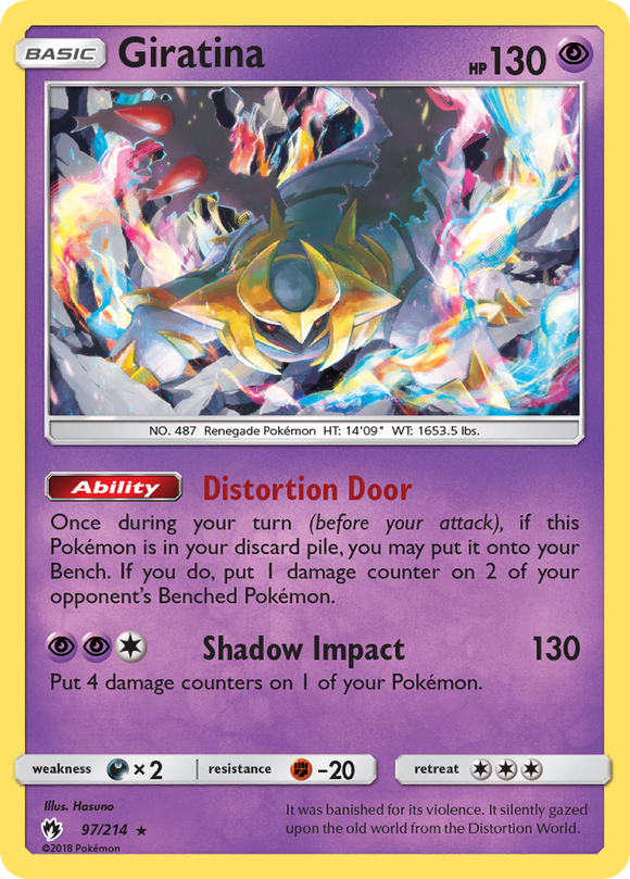 Giratina (97/214) [Sun & Moon: Lost Thunder] - Duel Kingdom