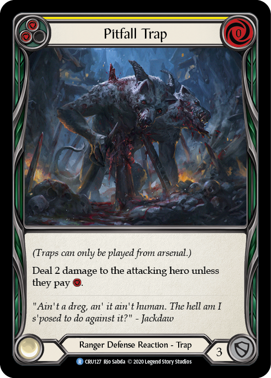 Pitfall Trap [CRU127] 1st Edition Normal - Duel Kingdom