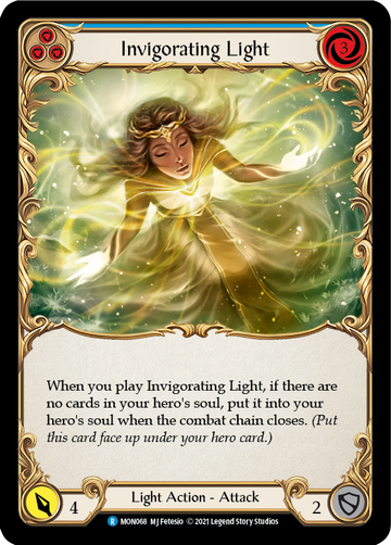 Invigorating Light (Blue) [MON068] 1st Edition Normal - Duel Kingdom