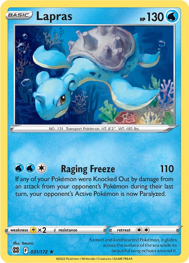 Lapras (031/172) [Sword & Shield: Brilliant Stars] - Duel Kingdom