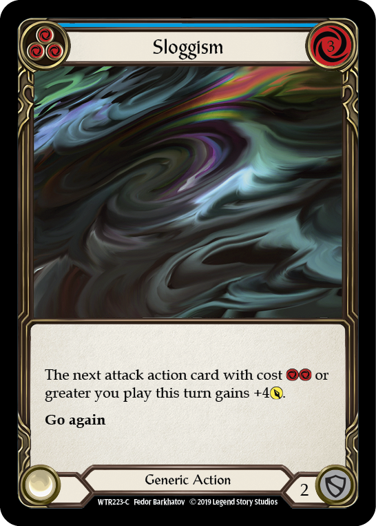 Sloggism (Blue) [WTR223-C] Alpha Print Rainbow Foil - Duel Kingdom