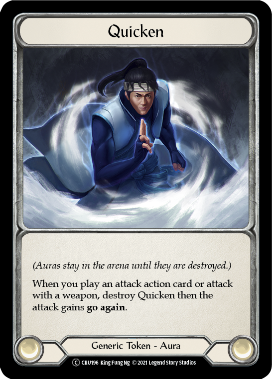 Quicken (Rainbow Foil) [CRU196-RF] Unlimited Rainbow Foil - Duel Kingdom