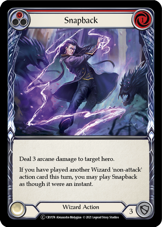 Snapback (Red) [CRU174] Unlimited Normal - Duel Kingdom