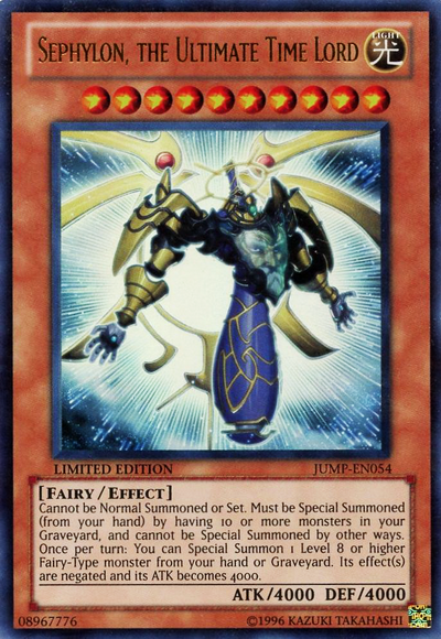 Sephylon, the Ultimate Time Lord [JUMP-EN054] Ultra Rare - Duel Kingdom
