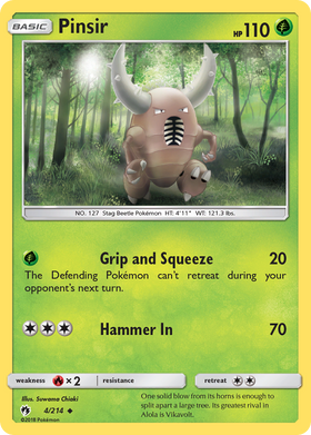 Pinsir (4/214) [Sun & Moon: Lost Thunder] - Duel Kingdom