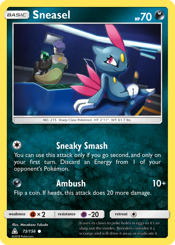 Sneasel (73/156) [Sun & Moon: Ultra Prism] - Duel Kingdom