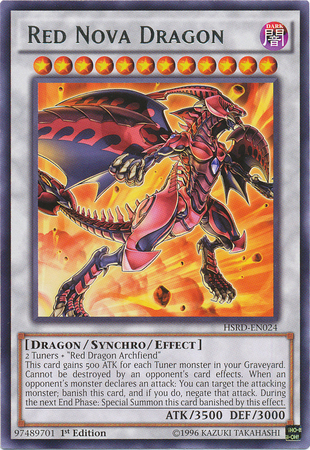 Red Nova Dragon [HSRD-EN024] Rare - Duel Kingdom
