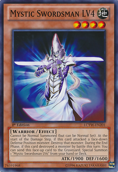 Mystic Swordsman LV4 [LCYW-EN201] Common - Duel Kingdom