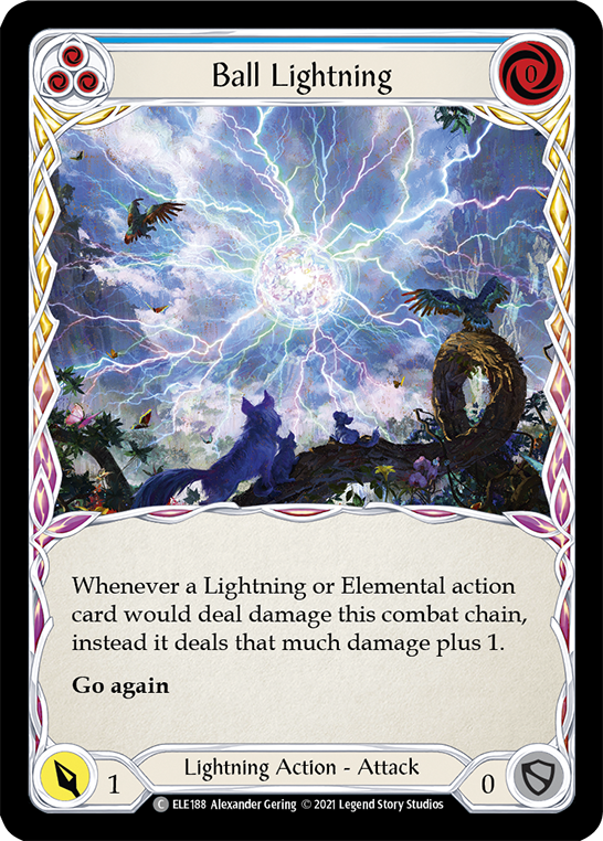 Ball Lightning (Blue) [ELE188] 1st Edition Normal - Duel Kingdom